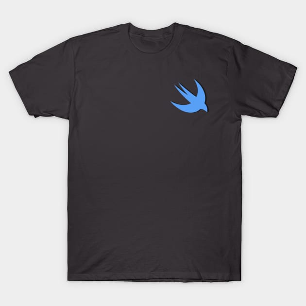 Small Blue Swift Shirt T-Shirt by manalodesign